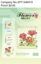 Color box dream flower box-camellia blocks 322PCS